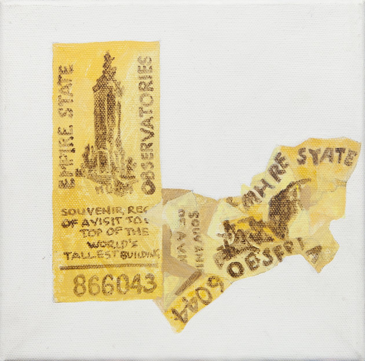 Stary bilet na Empire State Builidng autorstwa Jennifer Abbott