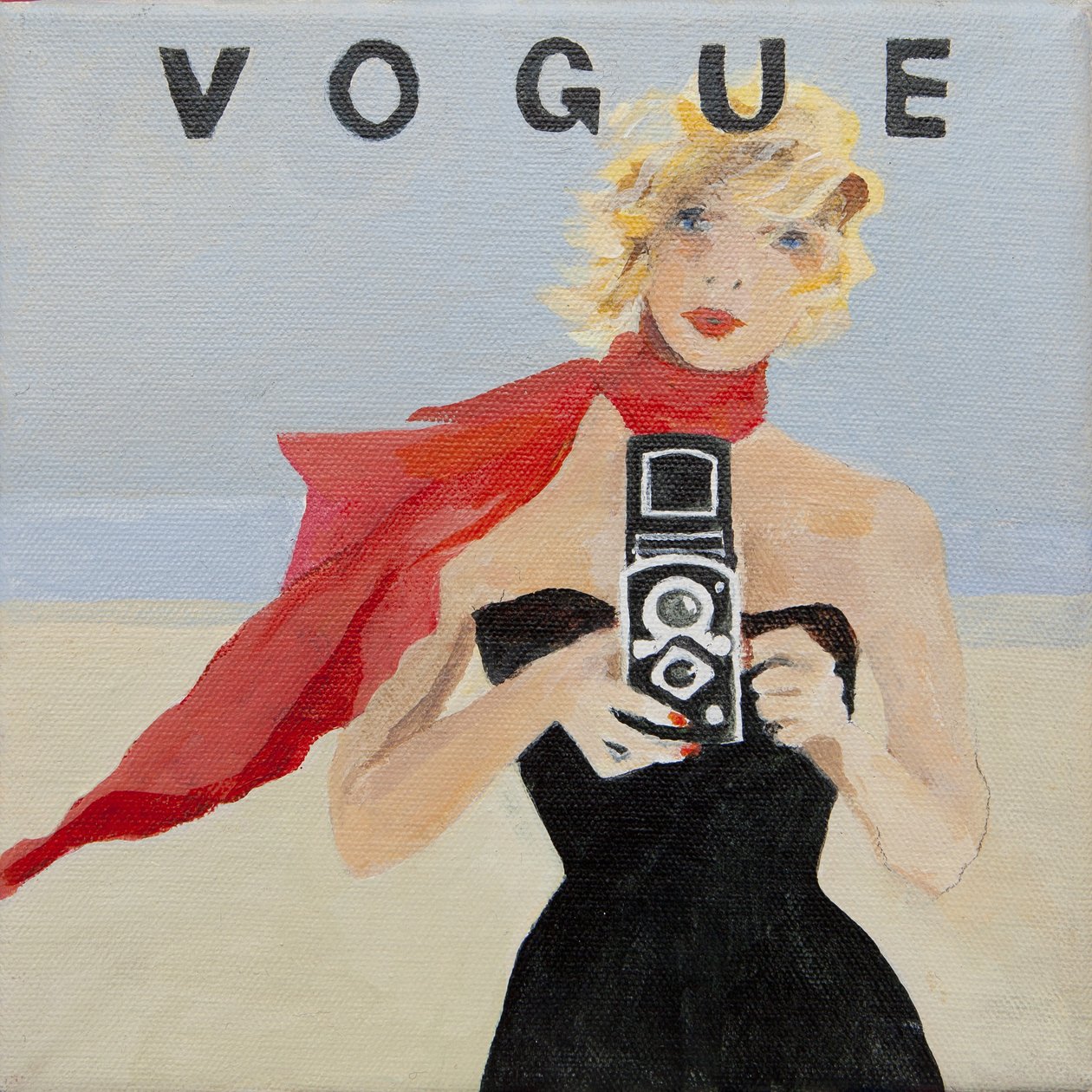 Okładka Vogue (akryl) autorstwa Jennifer Abbott
