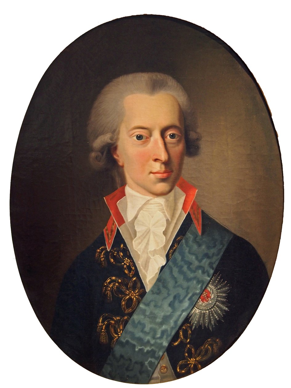 Portret Chrystiana VII Duńskiego autorstwa Jens Juel