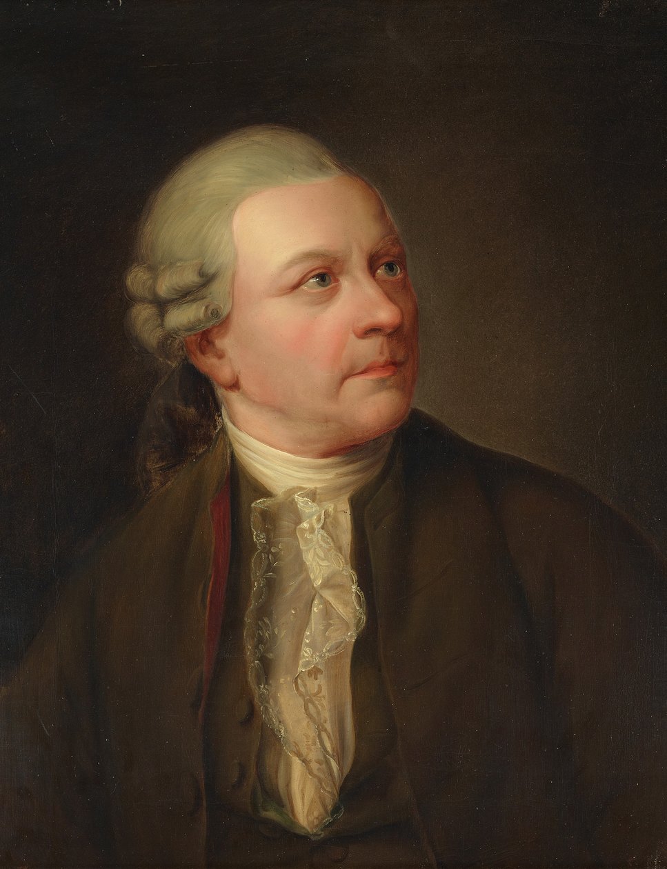 Portret poety Friedricha Gottlieba Klopstocka autorstwa Jens Juel