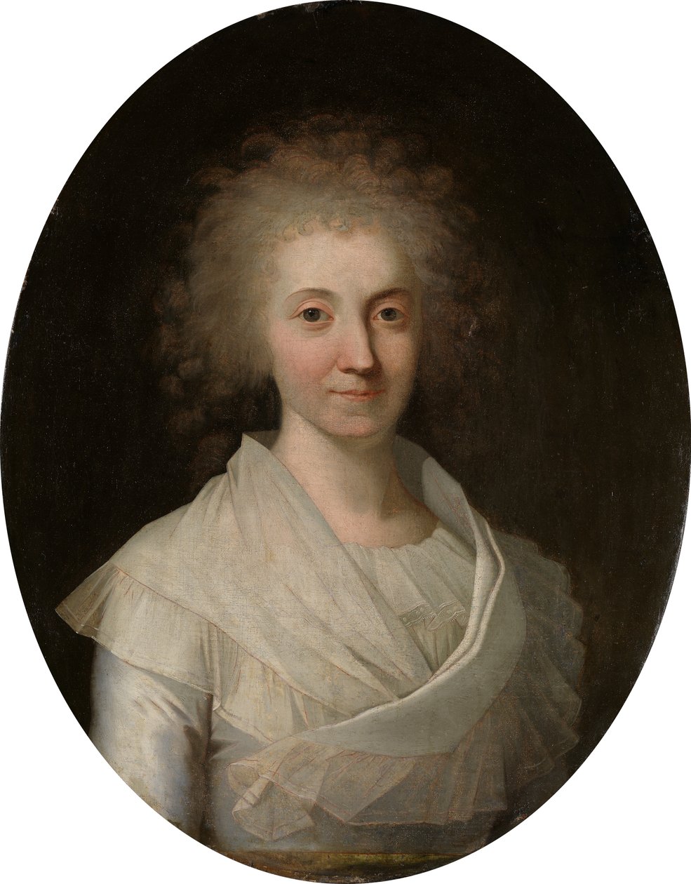 Duński: Portret Maren Juel Portret Maren Juel autorstwa Jens Juel