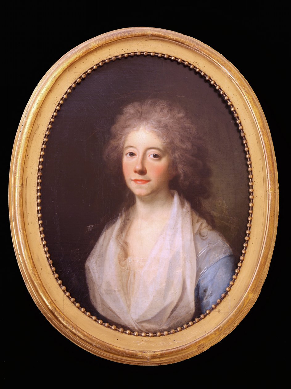 Elisabeth (Lisa) de la Calmette, z domu baronowa Iselin autorstwa Jens Juel