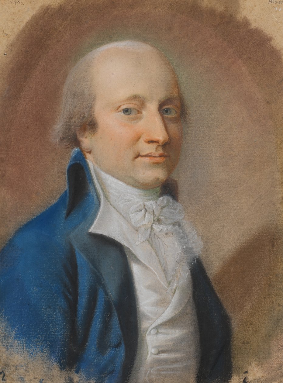 Portret mężczyzny, przypuszczalnie Blüchera autorstwa Jens Juel