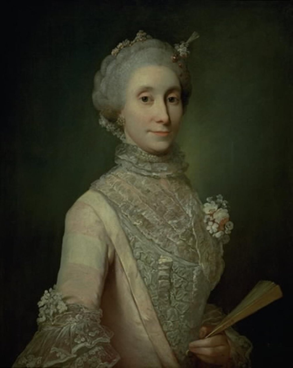 Portret hrabiny Caroline Schimmelmann (?) autorstwa Jens Juel