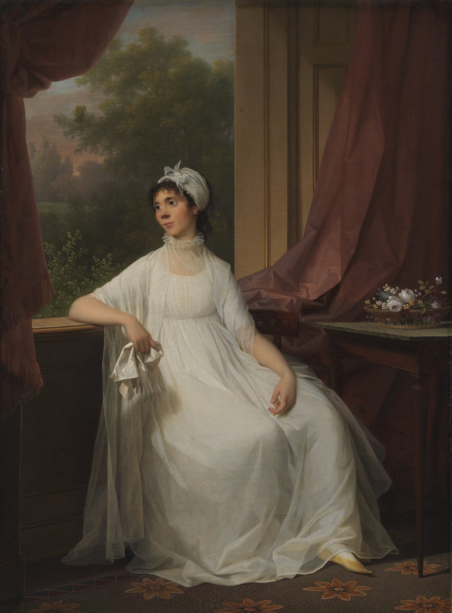 Portret Gertrudy Hage z domu Heitmann autorstwa Jens Juel