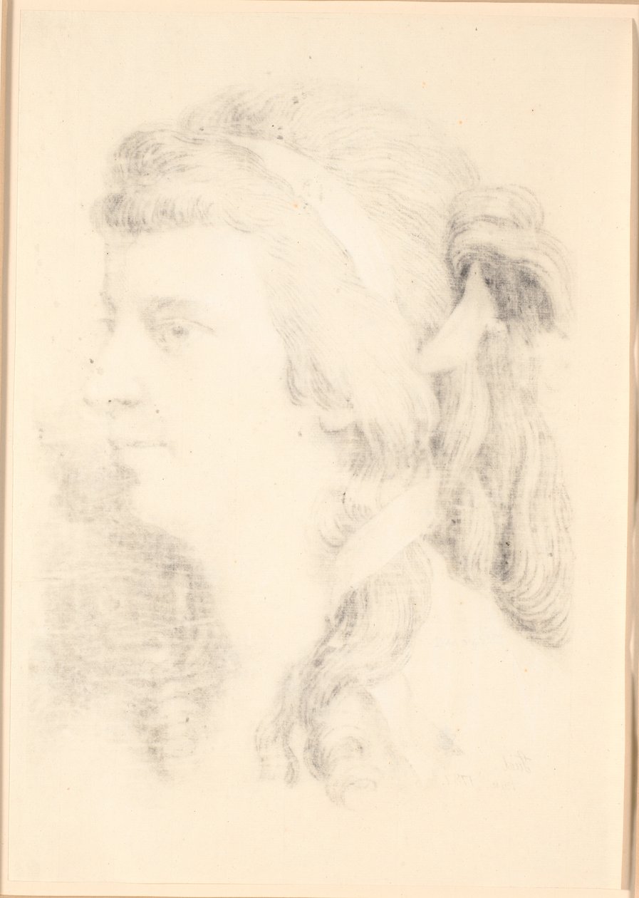 Portret Henrietty Frederikke Moe autorstwa Jens Juel
