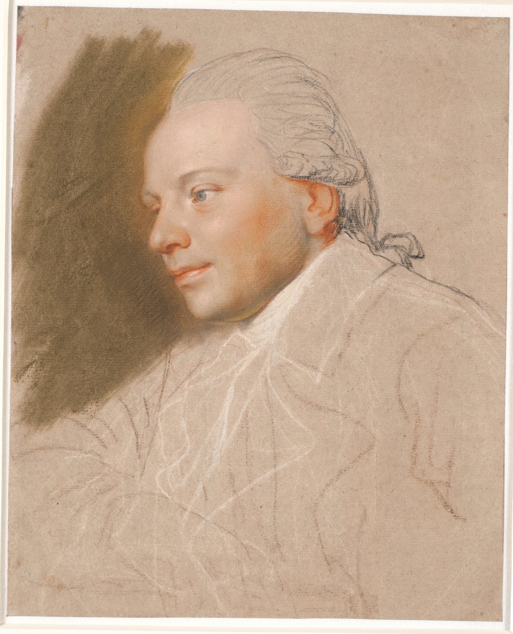 Portret młodszego dżentelmena, nieukończony autorstwa Jens Juel