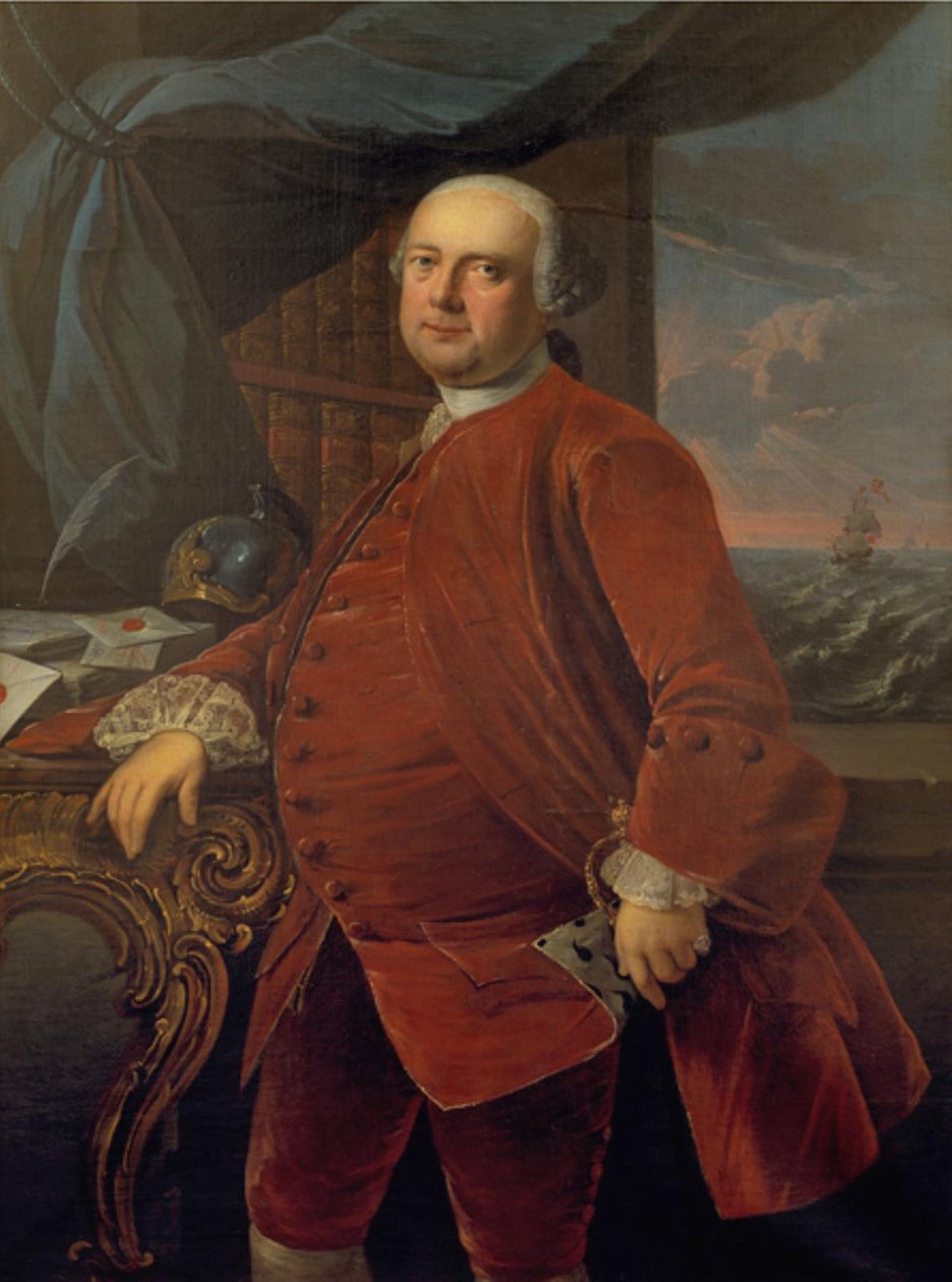 Poczmistrz Frederik Carl Harboe (?) autorstwa Jens Juel
