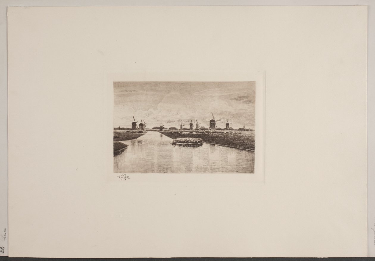 Ved Kinderdijk w Holandii autorstwa Jensen