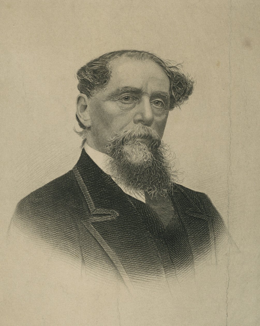 Charles Dickens, grawerowane przez EG Williams und Bros. dla miesięcznika Demorests autorstwa Jeremiah Gurney