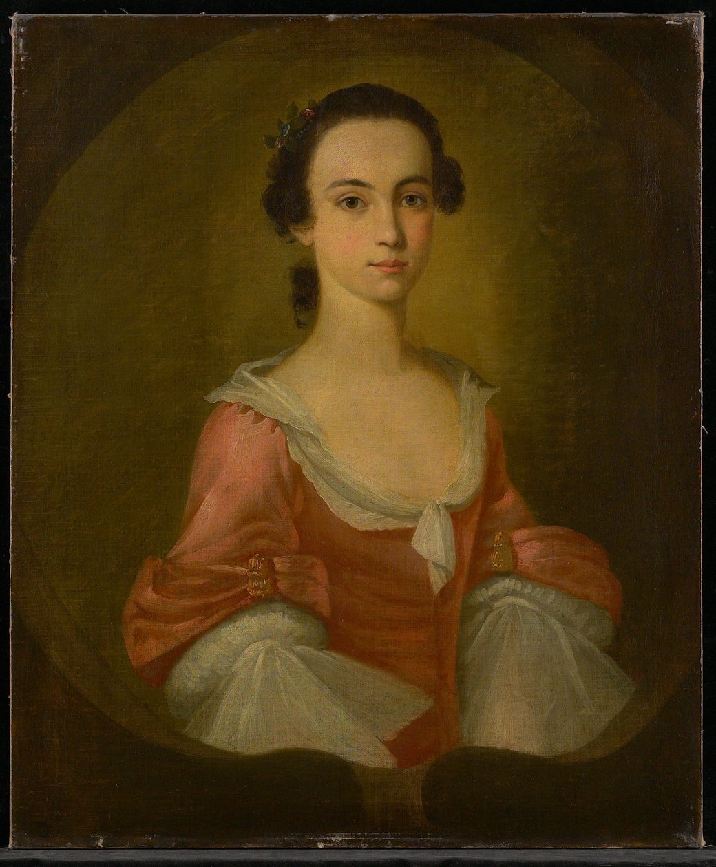Portret pani Gardner Greene, 1770 autorstwa Jeremiah Theus
