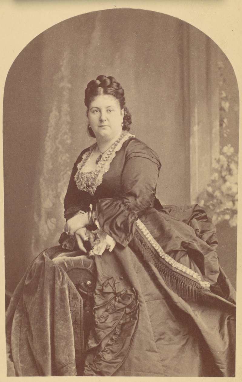 Brytyjska sopranistka Euphrosyne Parepa-Rosa 1836-1874, lata 70. XIX wieku. autorstwa Jeremiah Gurney