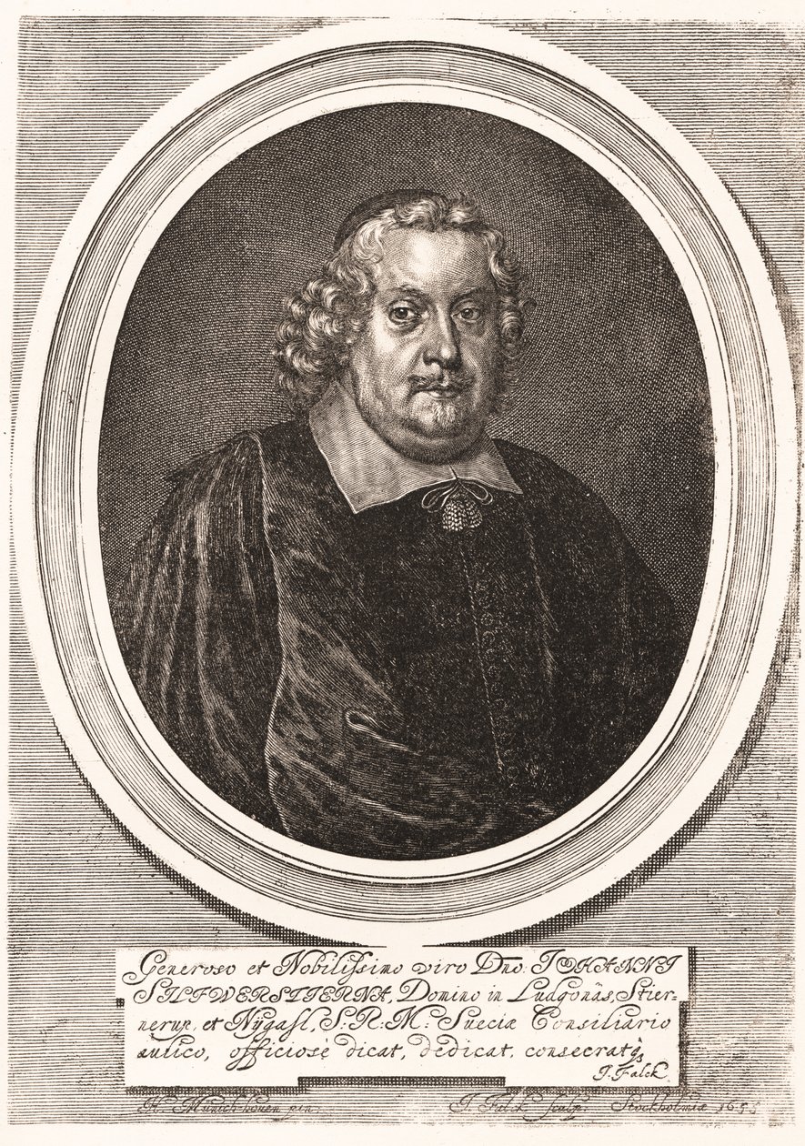 Johan Silfverstierna autorstwa Jeremias Falck