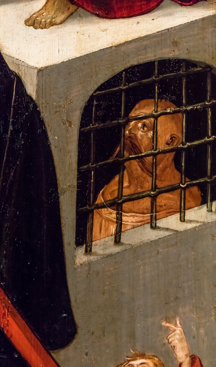 Ecce Homo, ok. 1515 (tempera i olej na drewnie iglastym) autorstwa Jerg Ratgeb