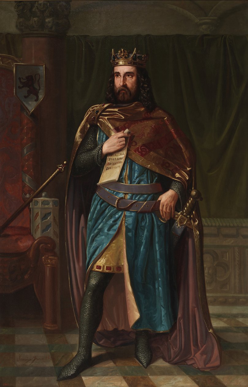 Bermudo II Leona, 1851 autorstwa Jerónimo Fresno
