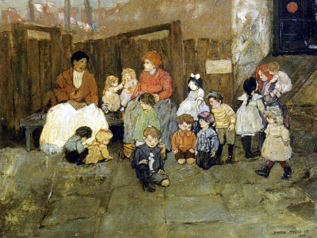 Dzieci ulicy, 1907 autorstwa Jerome Myers