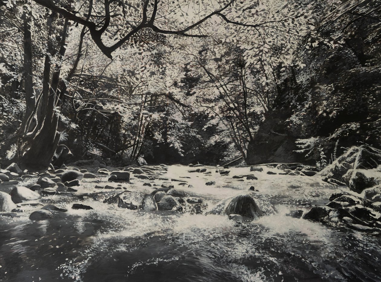 Riverscapes, 2024 (olej na płótnie) autorstwa Jerome Glomaud