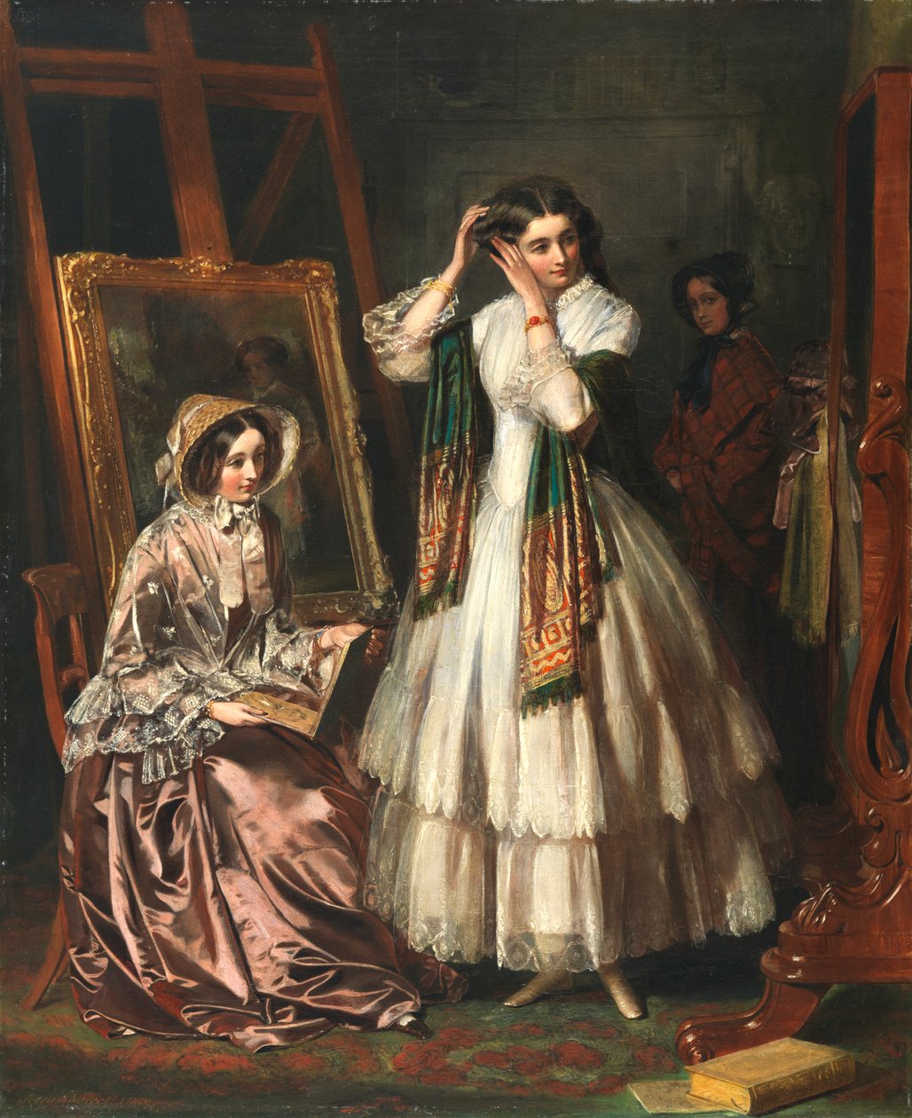 W przeddzień ślubu, 1852 autorstwa Jerry Barrett