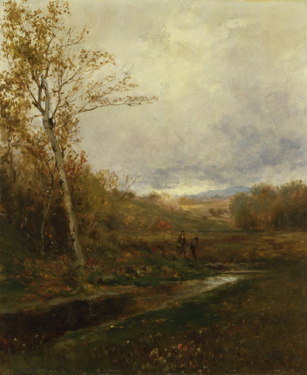 Listopad, połowa końca XIX wieku. autorstwa Jervis McEntee