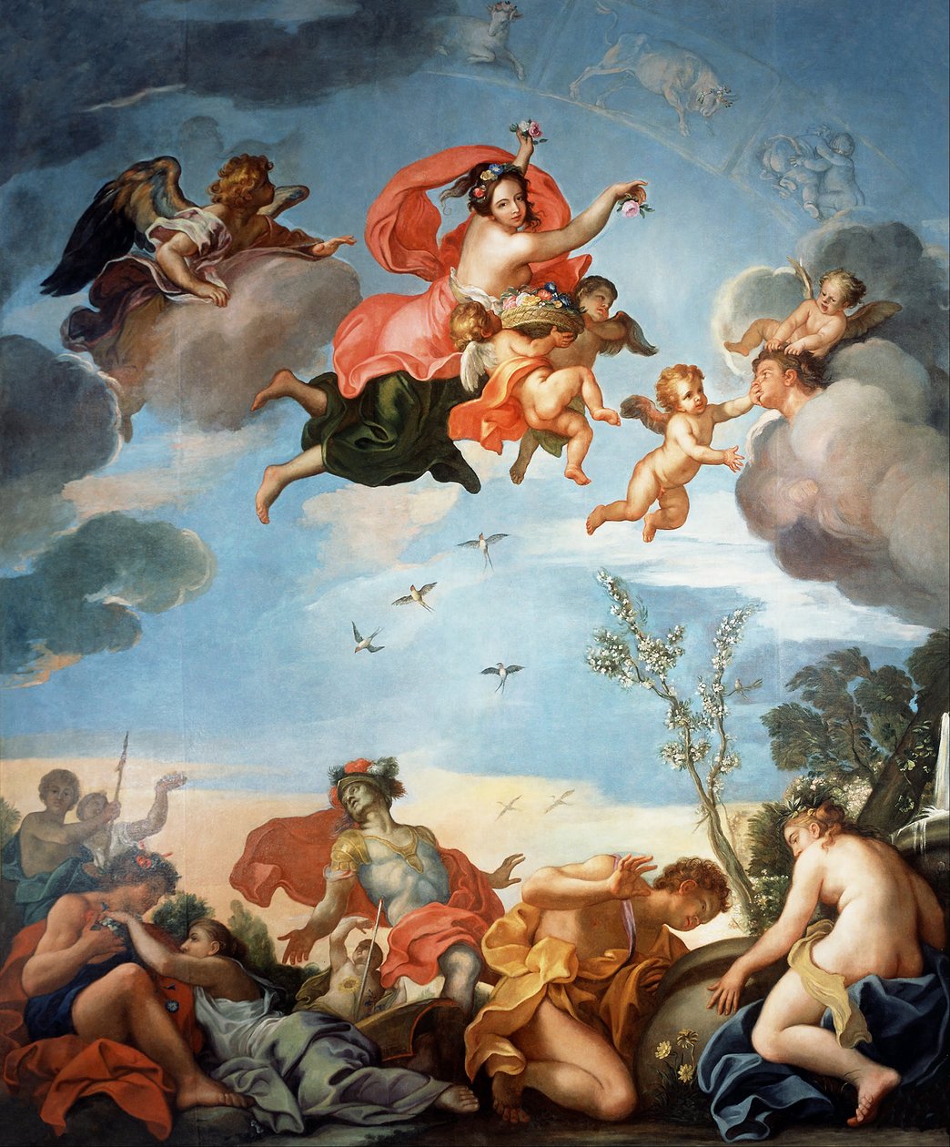 Alegoria wiosny autorstwa Jerzy Siemiginowski Eleuter