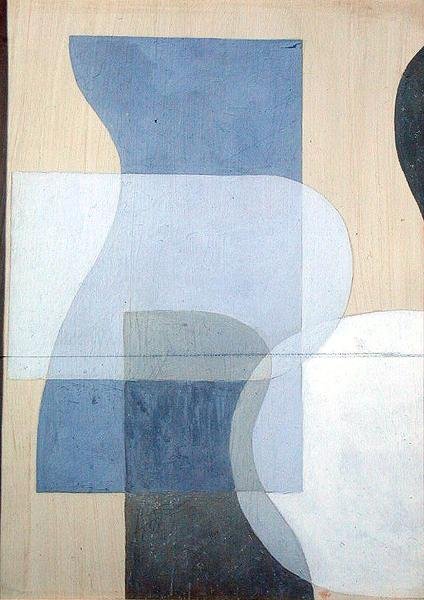 Abstrakt 2, c.1938 (gwasz na zaprawie) autorstwa Jessica Stewart Dismorr