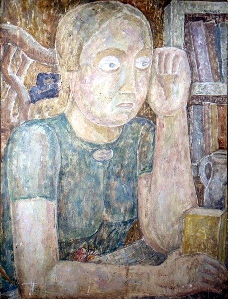 Portret pani Baker z Ilkeston, Derby autorstwa Jessica Stewart Dismorr