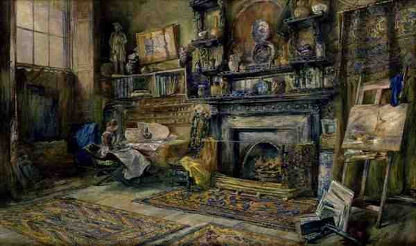 Studio, 62 Queen Street, Edynburg autorstwa Jessie Frier