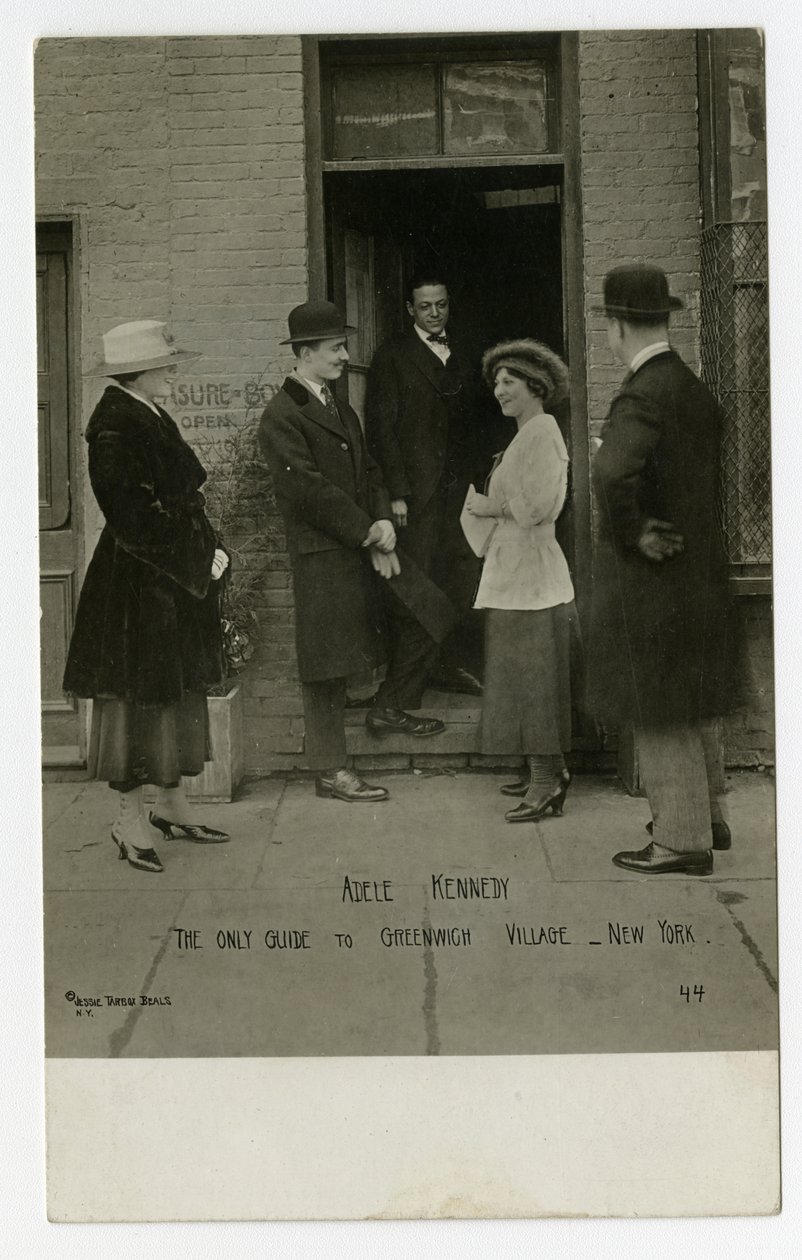 Adele Kennedy, jedyny przewodnik po Greenwich Village w stanie Nowy Jork, USA autorstwa Jessie Tarbox Beals