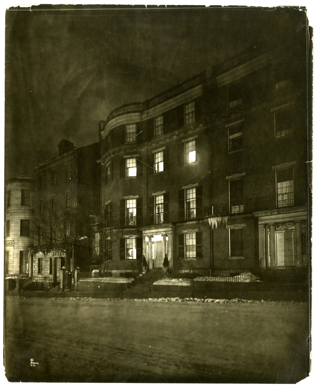 Beacon St, Boston, Massachusetts, USA, ok.1902-10 (zdjęcie żelatynowo-srebrowe) autorstwa Jessie Tarbox Beals