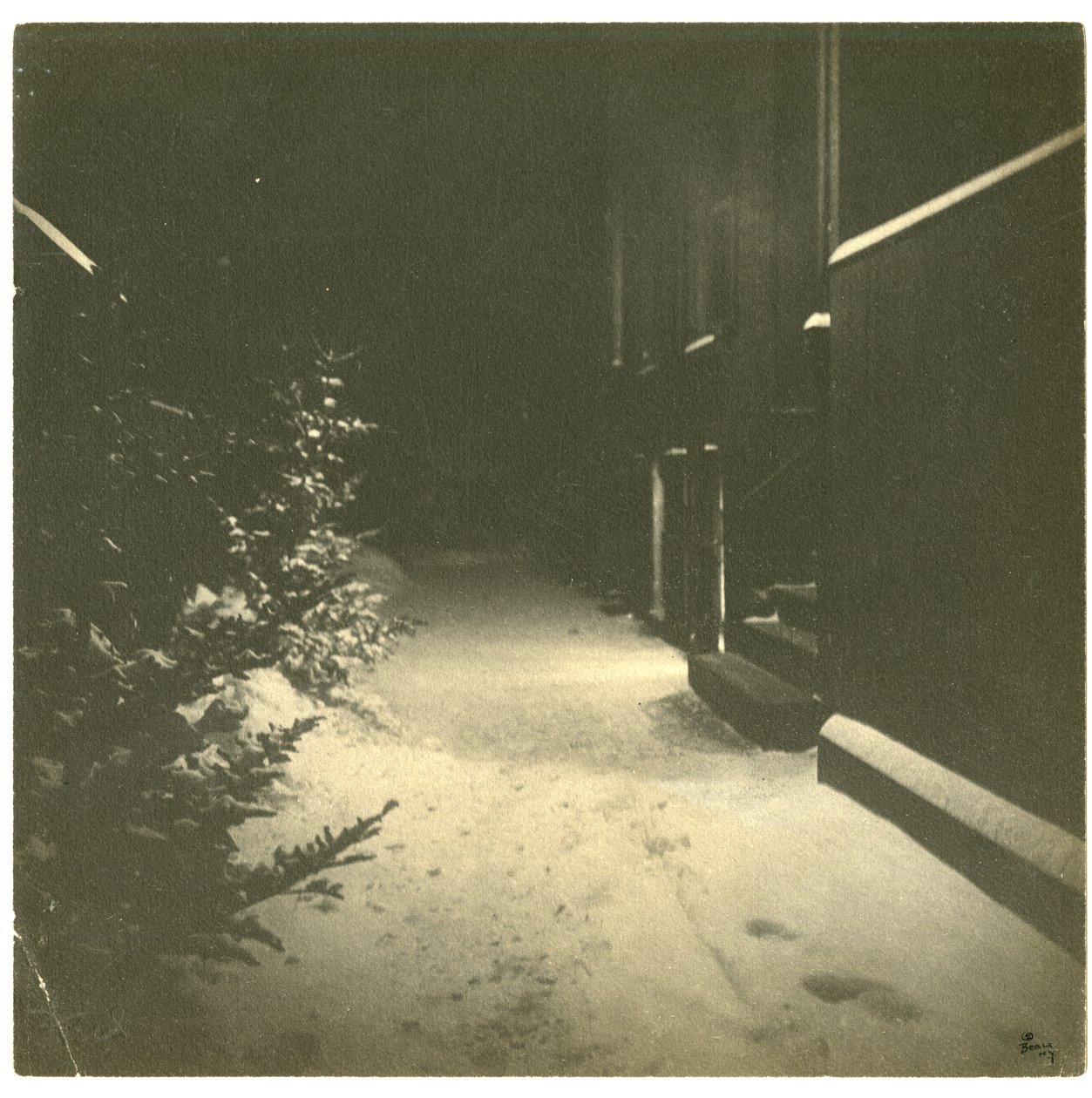 Bellingham Court, Boston, USA, ok.1902-10 (zdjęcie żelatynowo-srebrowe) autorstwa Jessie Tarbox Beals