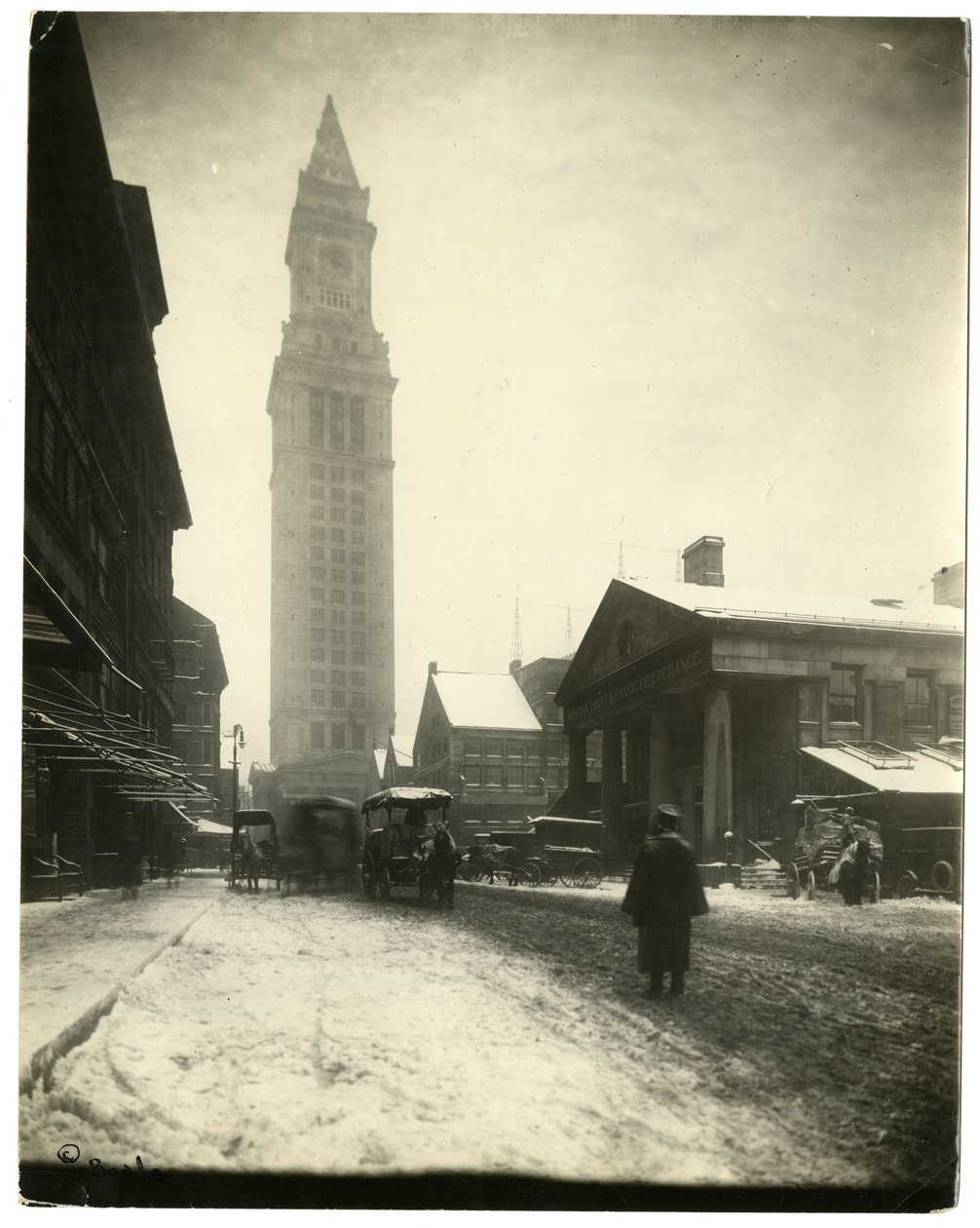 Boston, USA, ok.1902-10 (zdjęcie żelatynowo-srebrowe) autorstwa Jessie Tarbox Beals