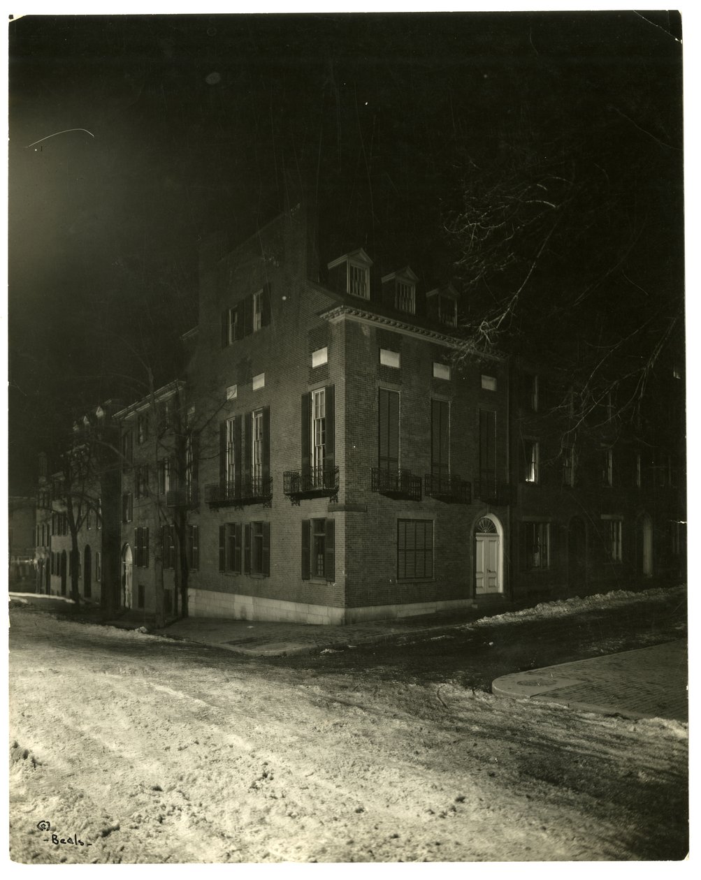 Chestnut St, Boston, USA, ok.1902-10 (zdjęcie żelatynowo-srebrowe) autorstwa Jessie Tarbox Beals