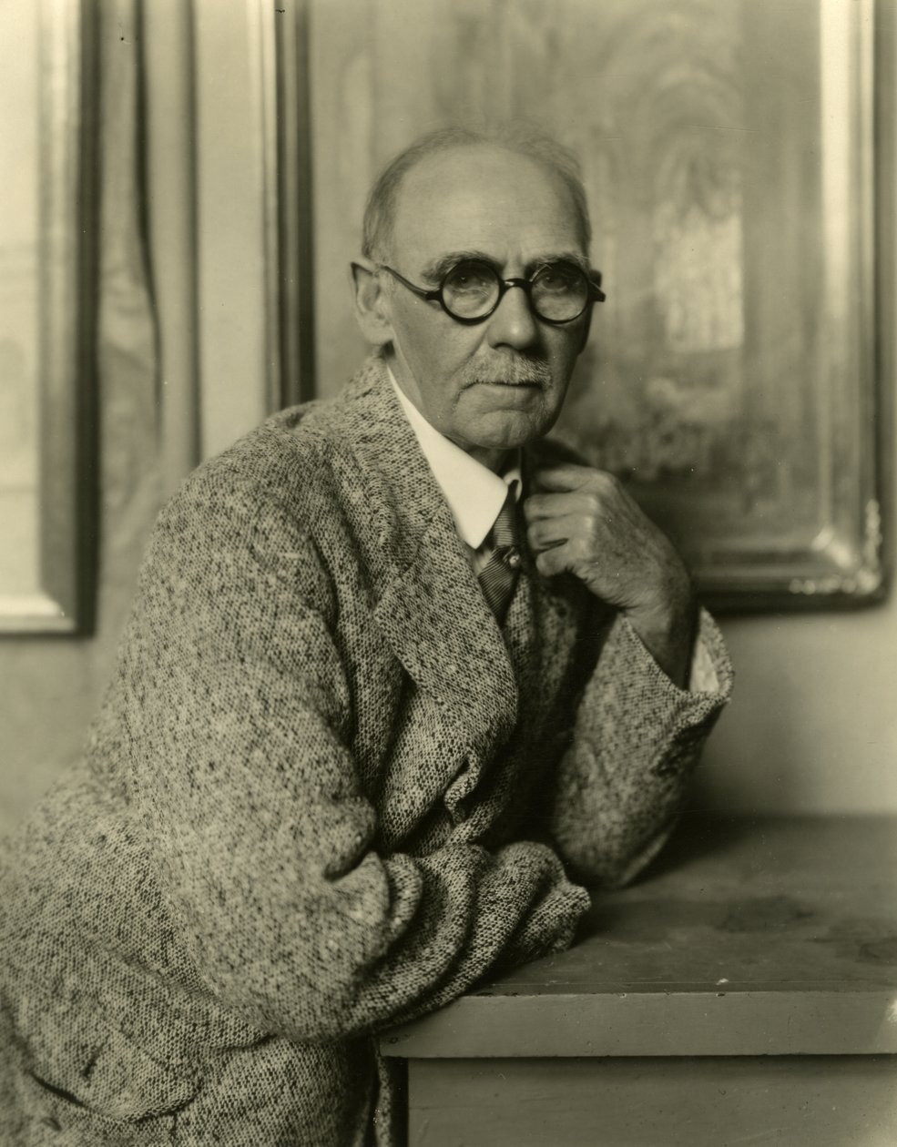 Colin Campbell Cooper artysta, ok. 1905-31 (zdjęcie żelatynowo-srebrowe) autorstwa Jessie Tarbox Beals