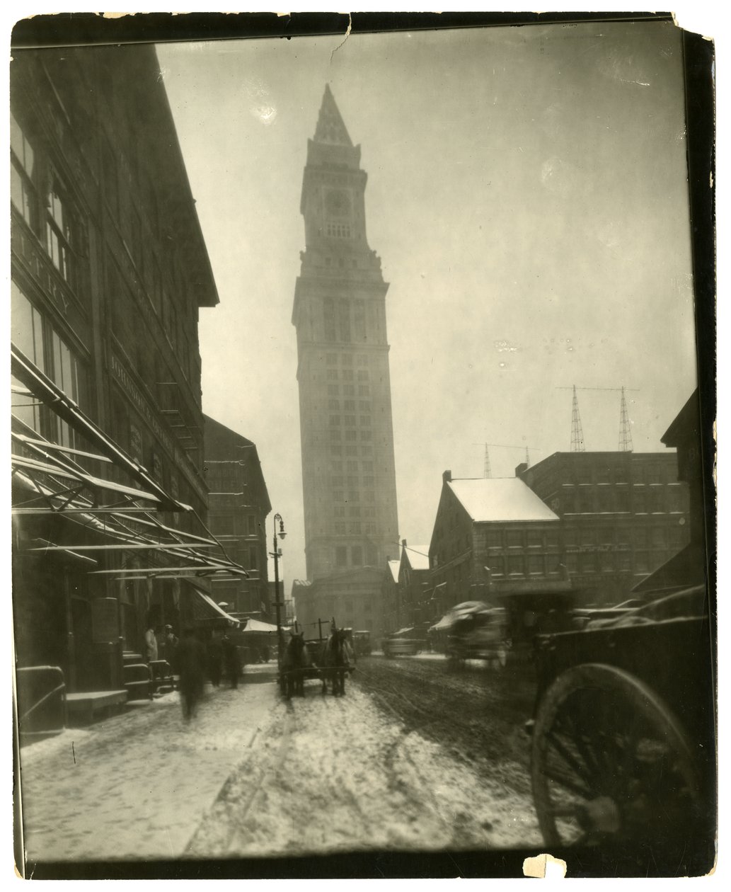 Custom House, Boston, USA, ok.1902-10 (zdjęcie żelatynowo-srebrowe) autorstwa Jessie Tarbox Beals