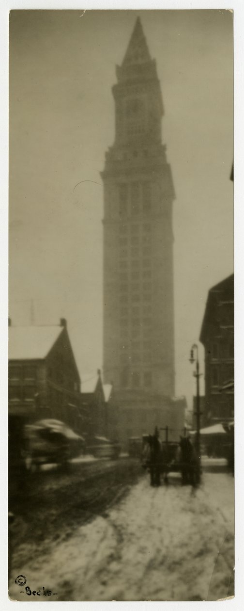 Custom House, Boston, USA, ok.1902-10 (zdjęcie żelatynowo-srebrowe) autorstwa Jessie Tarbox Beals
