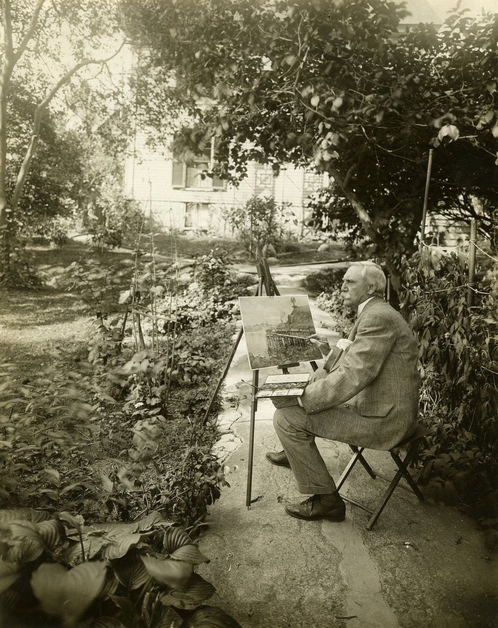 Harry Fenn, artysta, ok. 1905-11 (zdjęcie żelatynowo-srebrowe) autorstwa Jessie Tarbox Beals