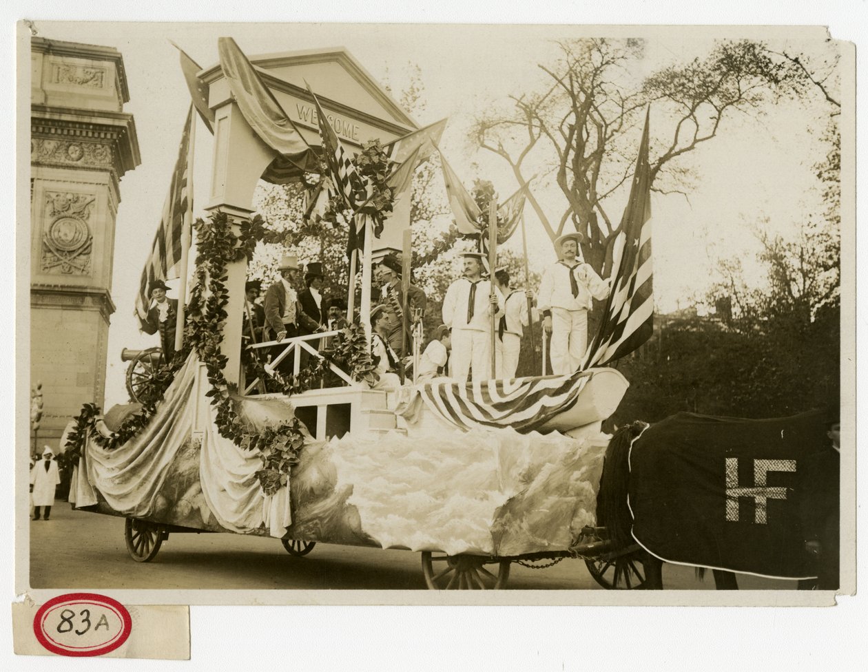 Parada historyczna nr 47 Witamy w Lafayette autorstwa Jessie Tarbox Beals