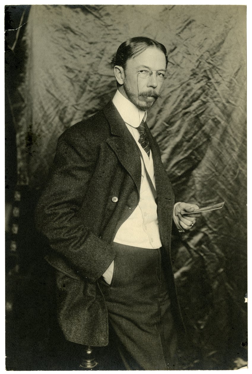 Irving Wiles, artysta, 1906 autorstwa Jessie Tarbox Beals