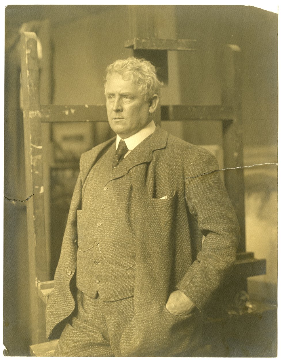 J Alden Weir, ok. 1905-19 (zdjęcie żelatynowo-srebrowe) autorstwa Jessie Tarbox Beals