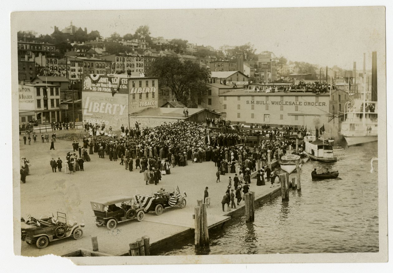 Newburgh: recepcja w porcie autorstwa Jessie Tarbox Beals