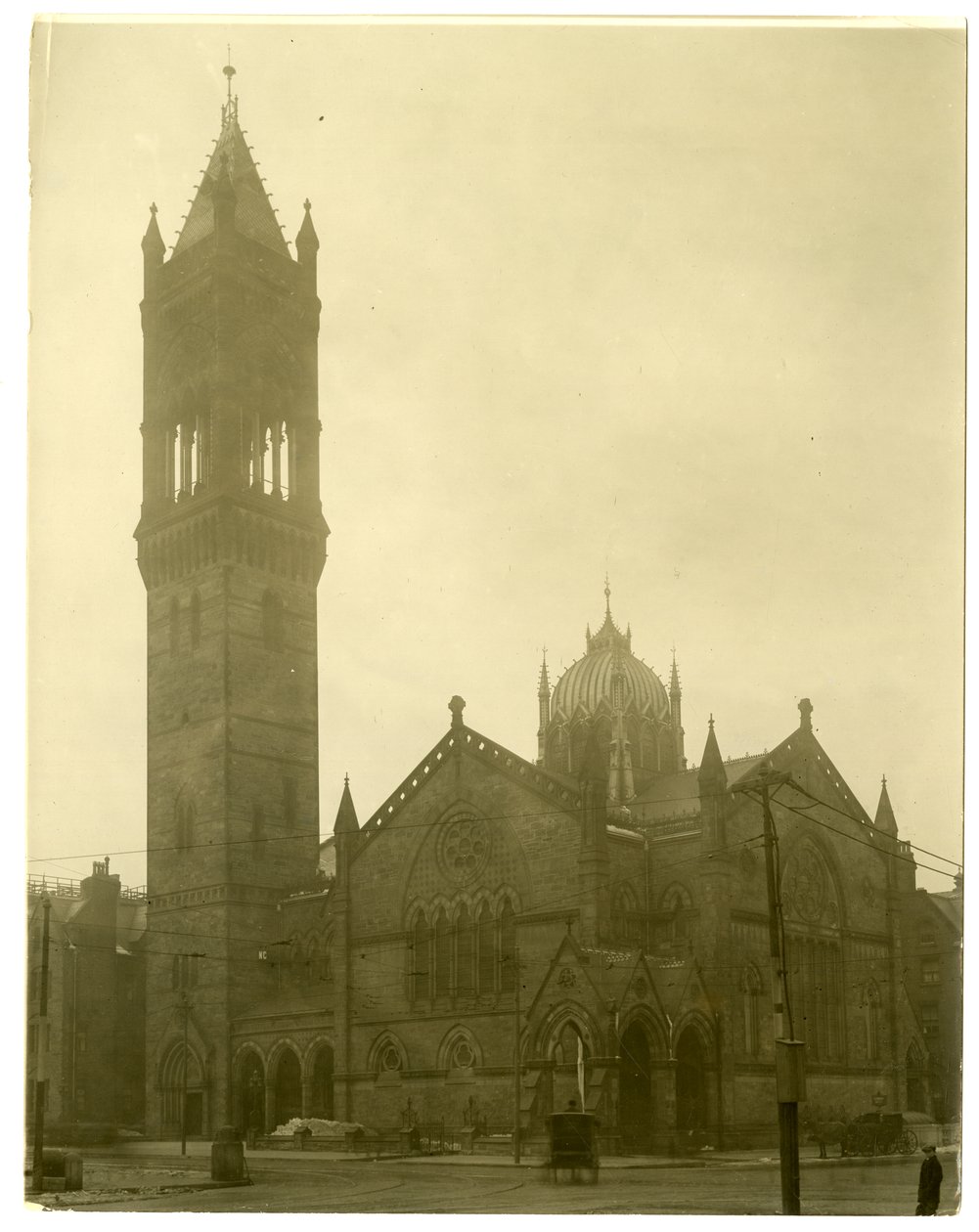 Old South Church, Boston, USA, ok.1902-10 (zdjęcie żelatynowo-srebrowe) autorstwa Jessie Tarbox Beals