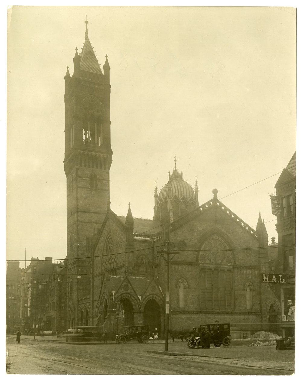 Old South Church, Boston, USA, ok.1902-10 (zdjęcie żelatynowo-srebrowe) autorstwa Jessie Tarbox Beals