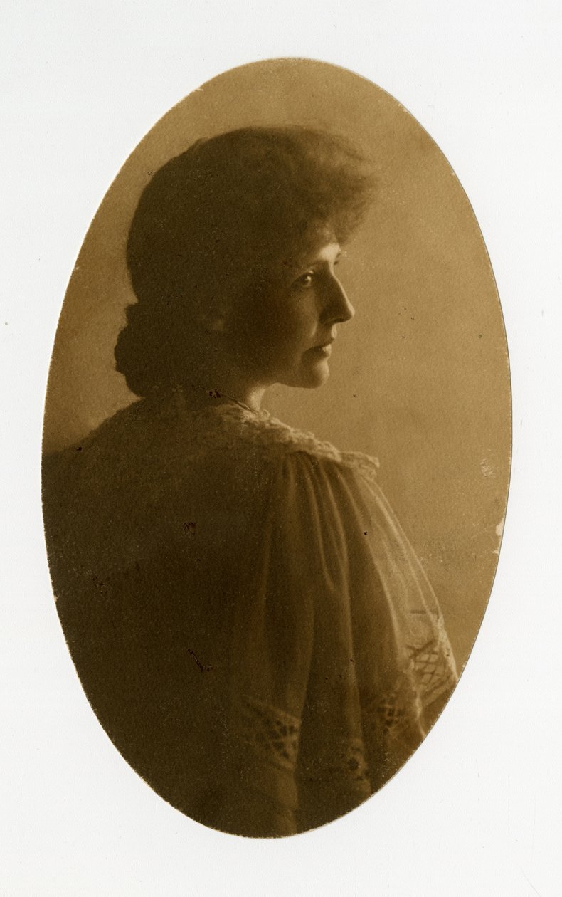 Owalny portret kobiety, ok. 1905-40 (zdjęcie żelatynowo-srebrowe) autorstwa Jessie Tarbox Beals