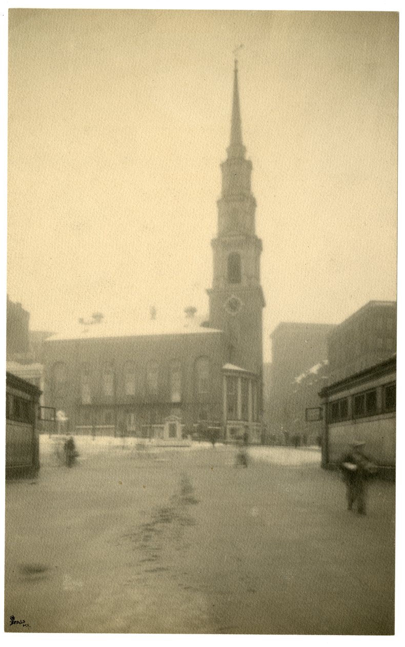 Park St Ch, Boston, USA, ok.1902-10 (zdjęcie żelatynowo-srebrowe) autorstwa Jessie Tarbox Beals