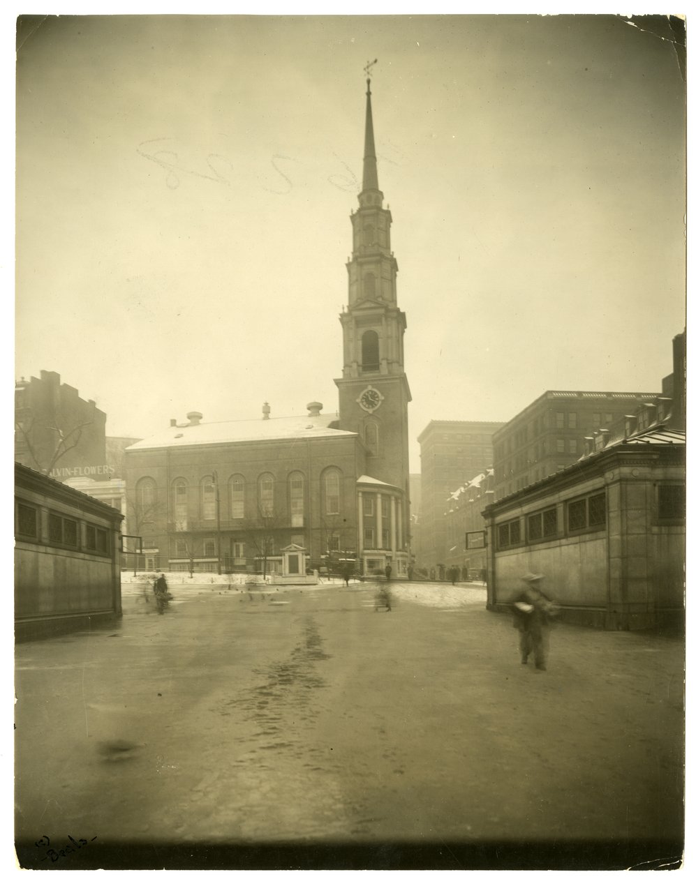 Park Street Church, USA, ok.1902-10 (zdjęcie żelatynowo-srebrowe) autorstwa Jessie Tarbox Beals