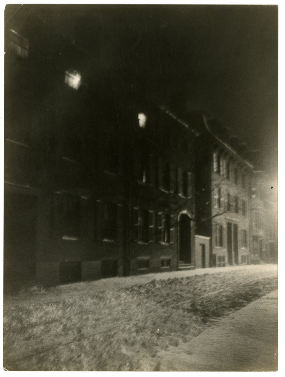 Pinckney St, Boston, Mass, USA, ok.1902-10 (zdjęcie żelatynowo-srebrowe) autorstwa Jessie Tarbox Beals
