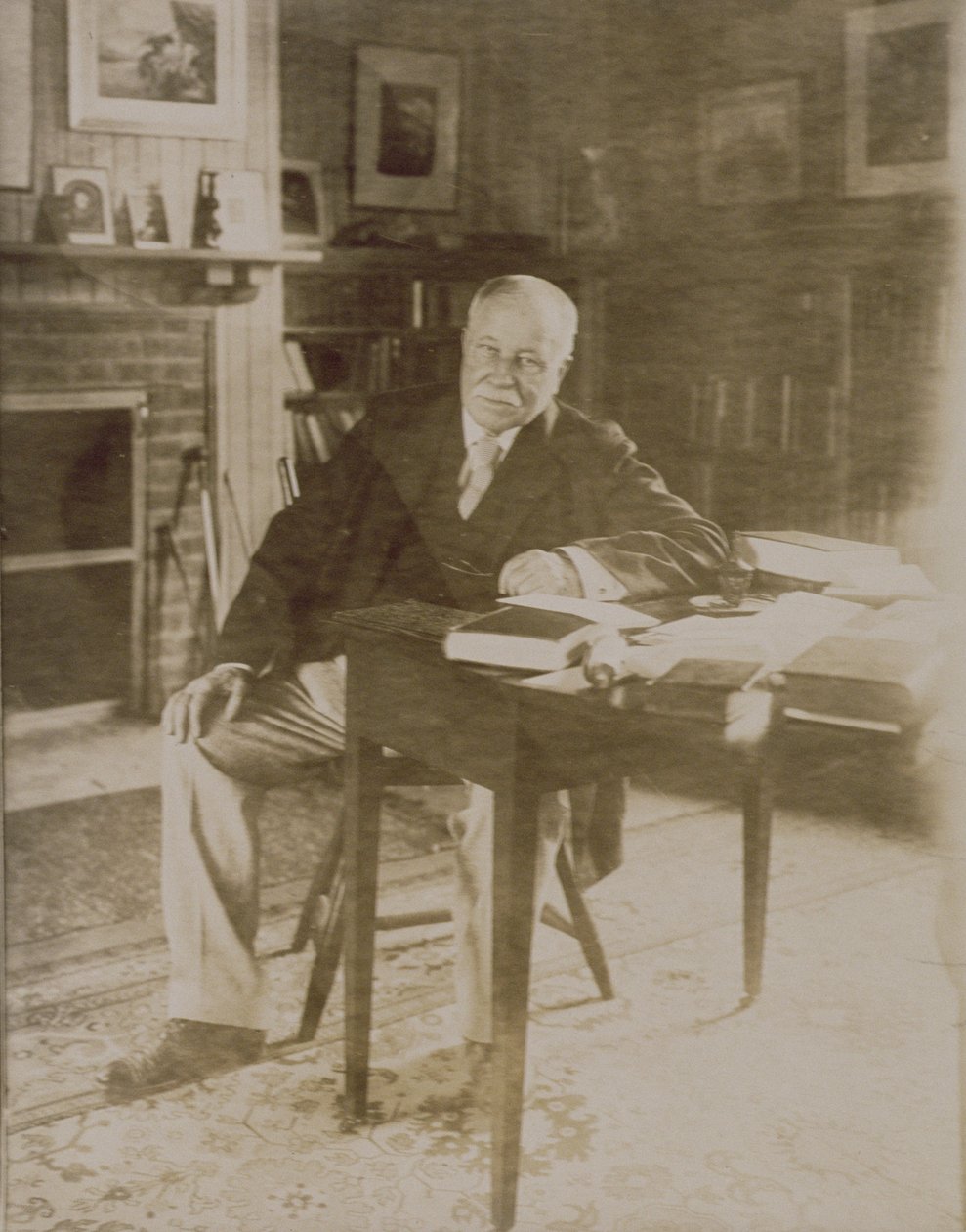 Portret Williama Deana Howellsa (1837-1920) 1918-20 autorstwa Jessie Tarbox Beals