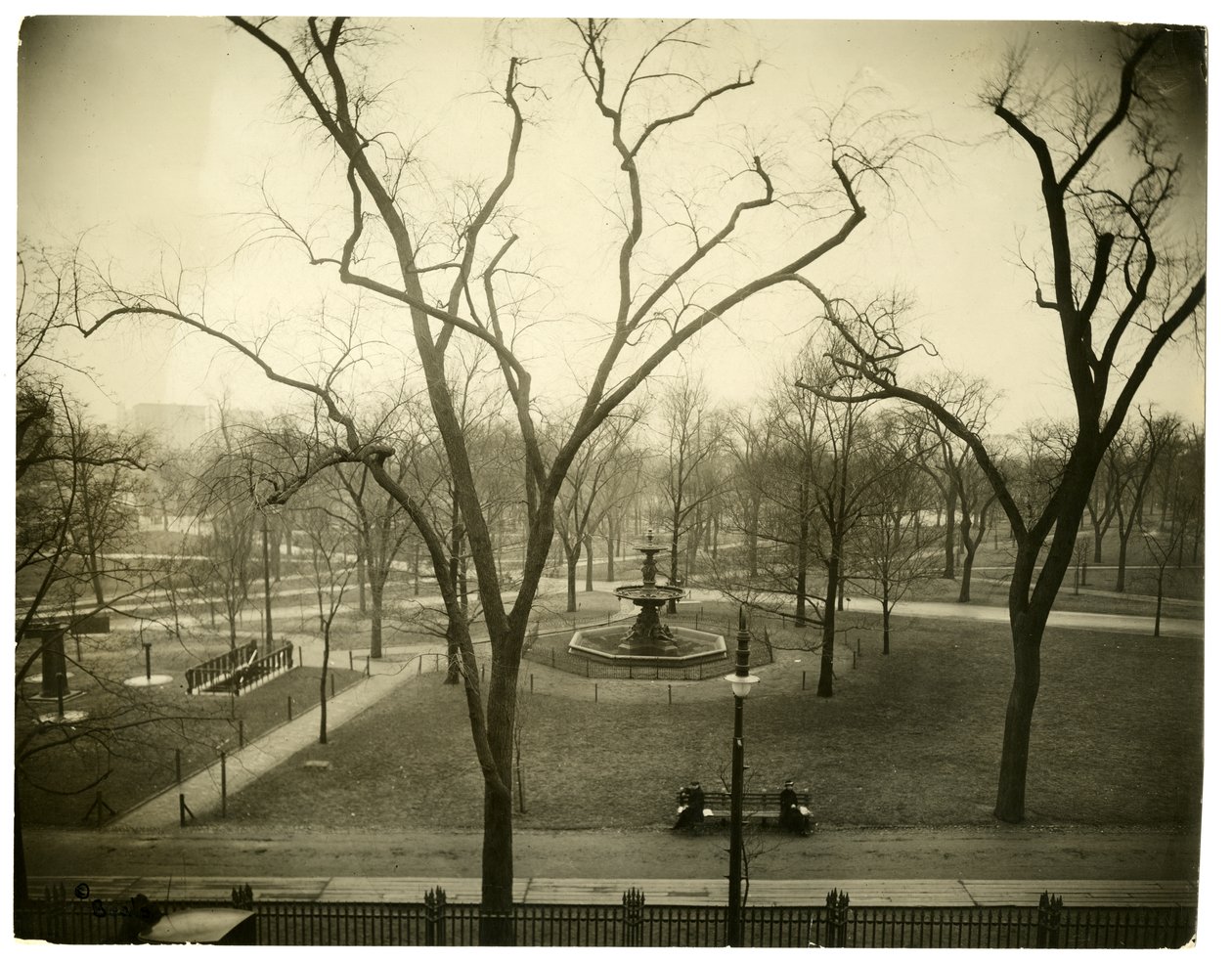 The Common, Boston, USA, ok.1902-10 (zdjęcie żelatynowo-srebrowe) autorstwa Jessie Tarbox Beals