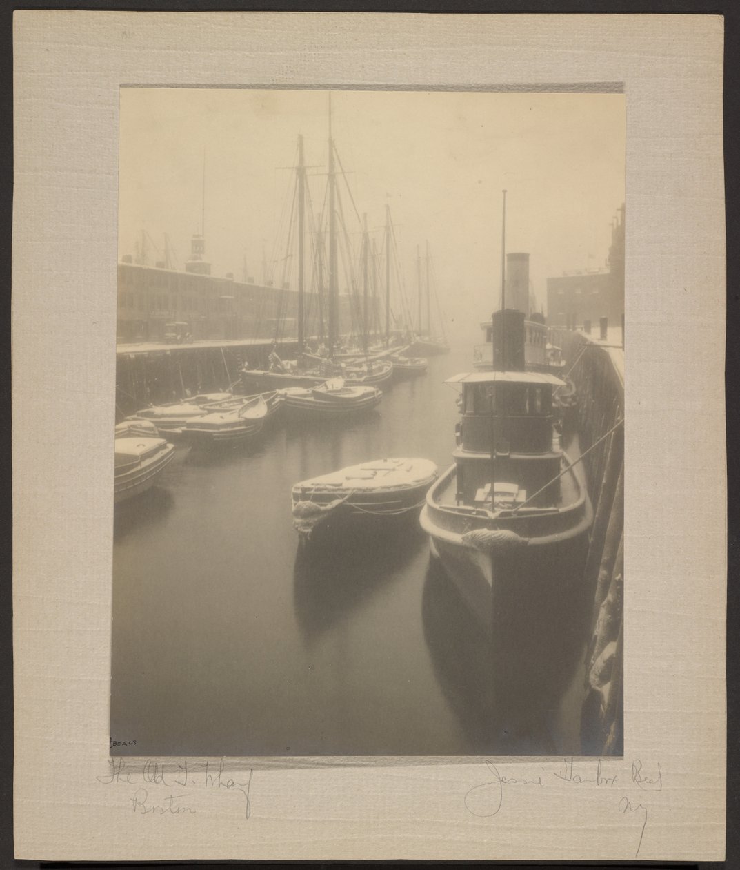 The Old T. Wharf, Boston autorstwa Jessie Tarbox Beals