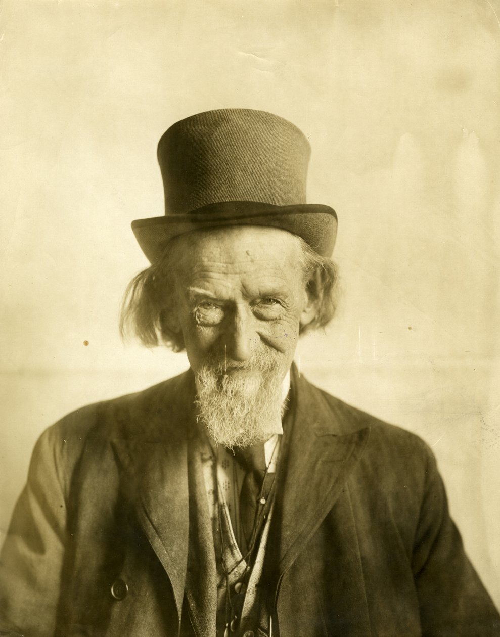 Wujek Sylvanus Cone, model, ok. 1905-09 autorstwa Jessie Tarbox Beals